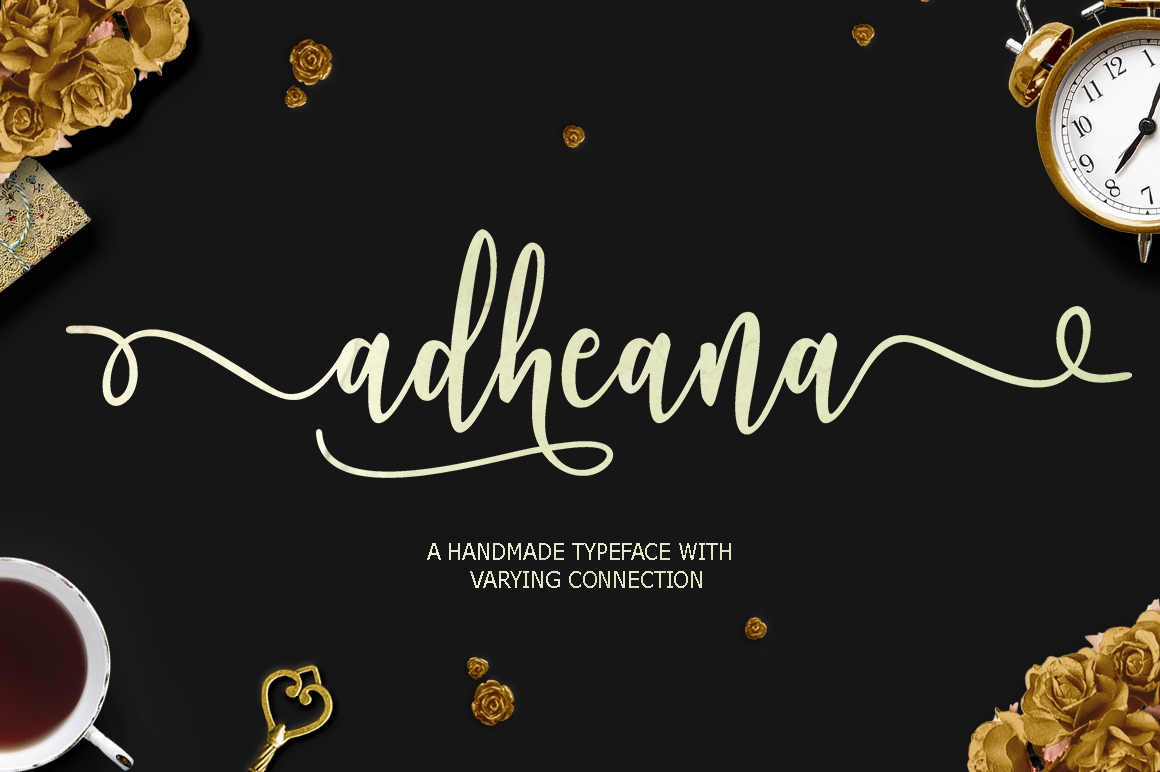 Adheana Typeface Review for Small Business Branding