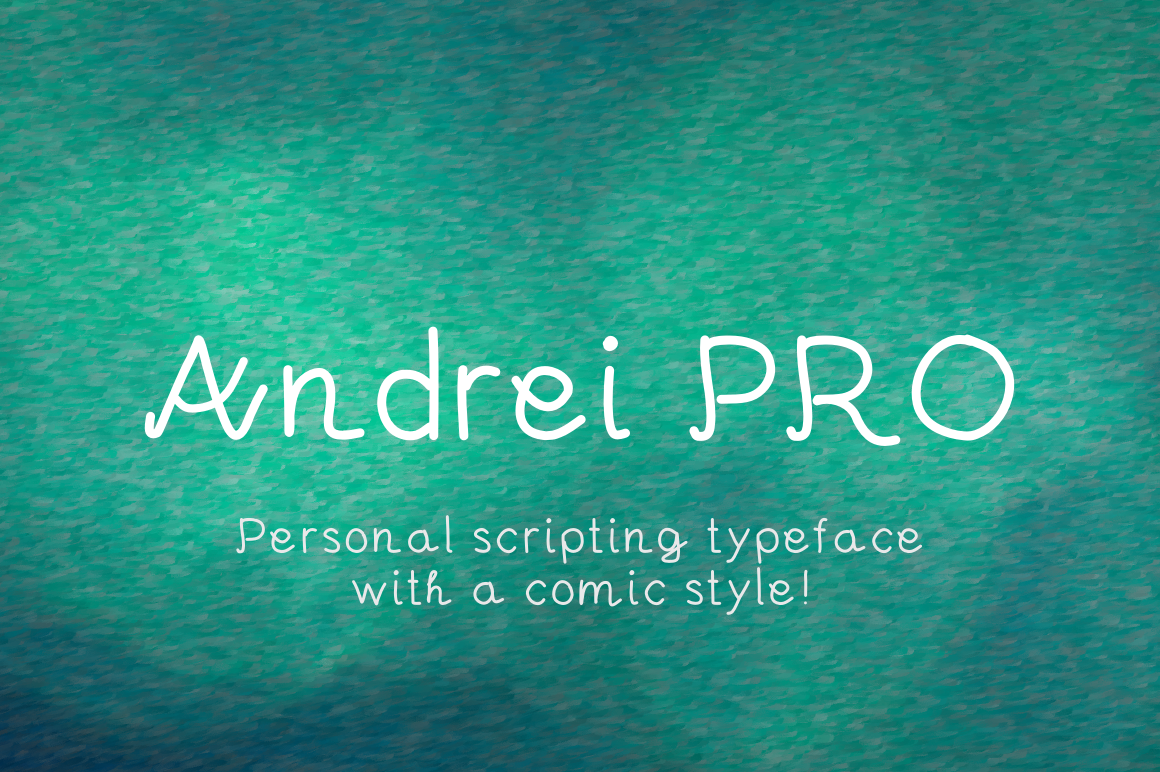 Andrei: The Script Handwritten Typeface for Editorial Design