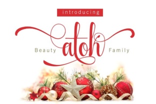 Beauty Atok: A Fluid Handwritten Script for Professional Branding