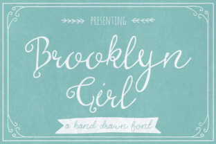 Brooklyn Girl Font for Boutique Branding and Handmade Business Identity