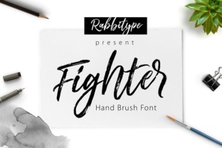 Fighter Font: A Fluid Handwritten Typeface for Modern Branding