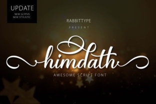 Himdath Typeface Review: A Fluid Handwritten Script for Modern Branding