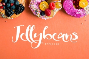 Jellybeans Display Typeface for Playful Campaign Visuals