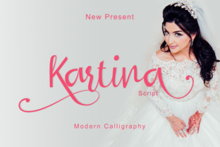Kartina Script: A Stunning Handwritten Font for Crafters and Designers