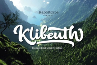 Klibeuth: A Beautiful Handwritten Script for Editorial Design