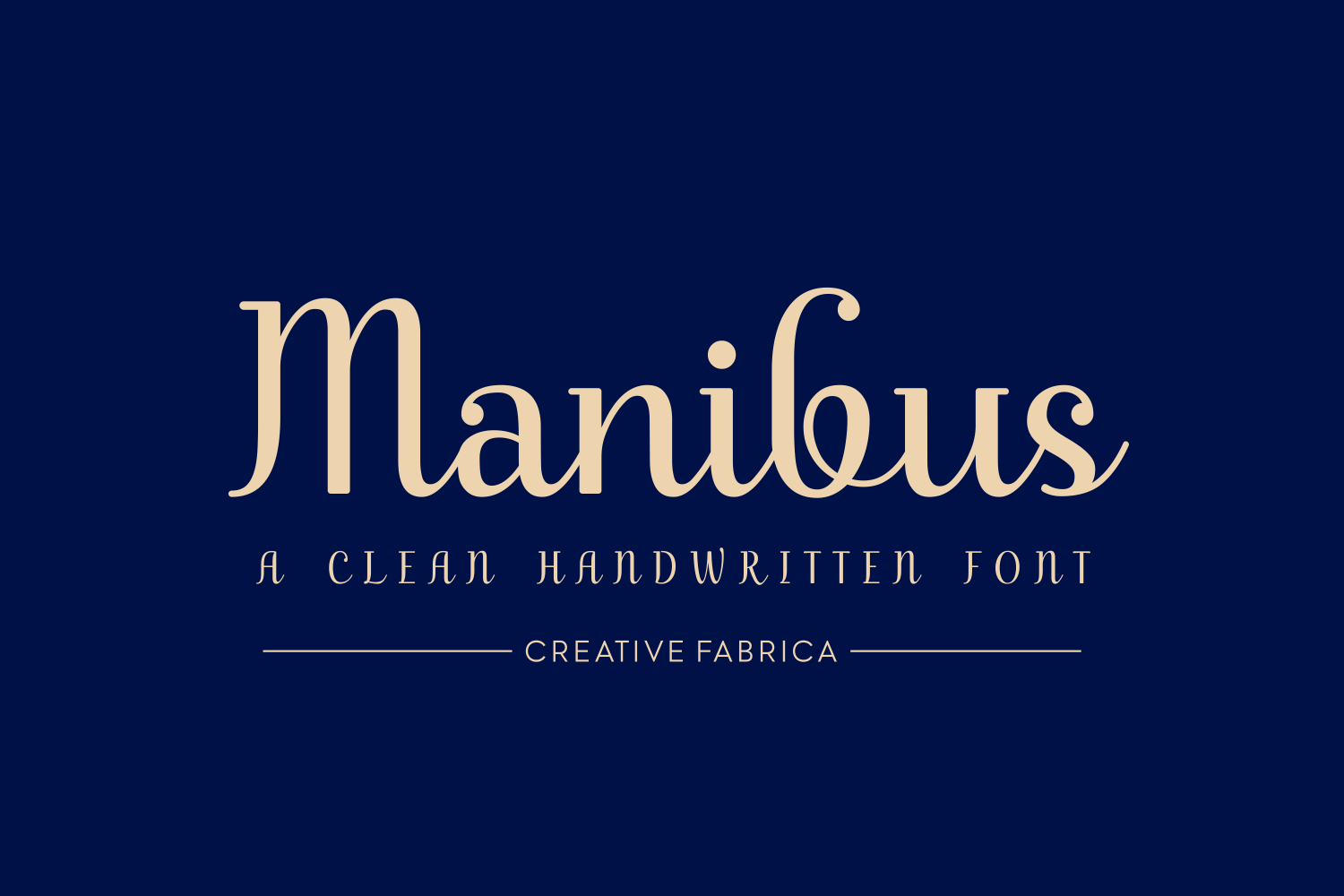 Manibus: The Elegant Script Handwritten Font for Polished Branding
