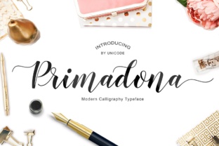 Primadona Font Review: A Stunning Script Handwritten Typeface for Elegant Branding