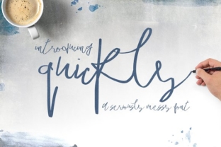 Quickly: The Handcrafted Script Font for Modern Web Design