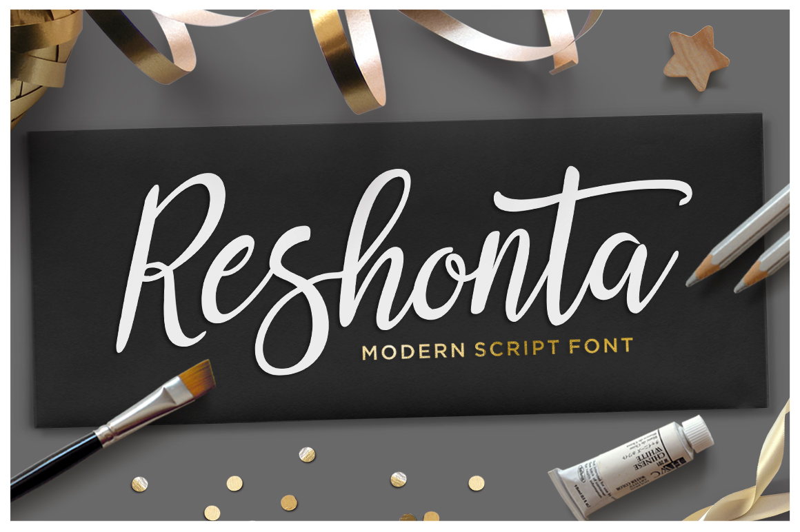 Reshonta Bold Handwritten Font for Campaign Design