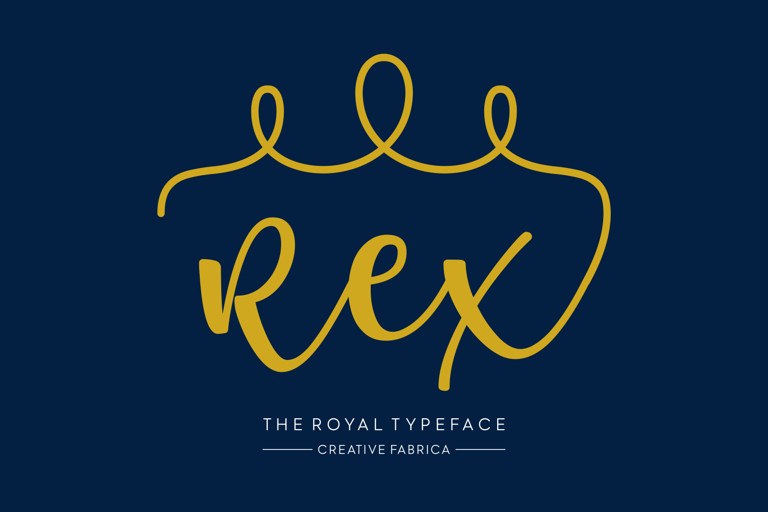 Rex Typeface: A Modern Script Font for Editorial Design