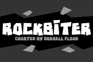 Rockbiter Typeface: A Bold Display Font for Strong Brand Identities