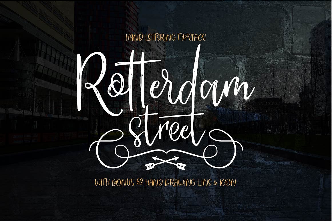 Rotterdam Street: The Handwritten Font for Authentic Brand Identity