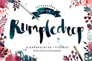 Rumpledrop: A Handcrafted Script Font for Modern Digital Branding