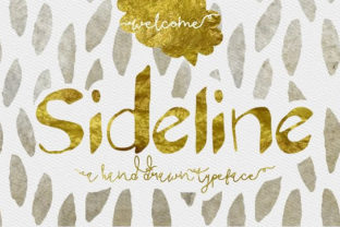 Sideline Typeface: A Handcrafted Script for Modern Brand Identity
