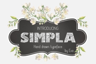 Simpla: A Hand-Drawn Typeface for Editorial and Decorative Design