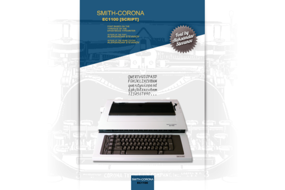 Smith-Corona EC1100 Script: A Retro Handwritten Typeface Review