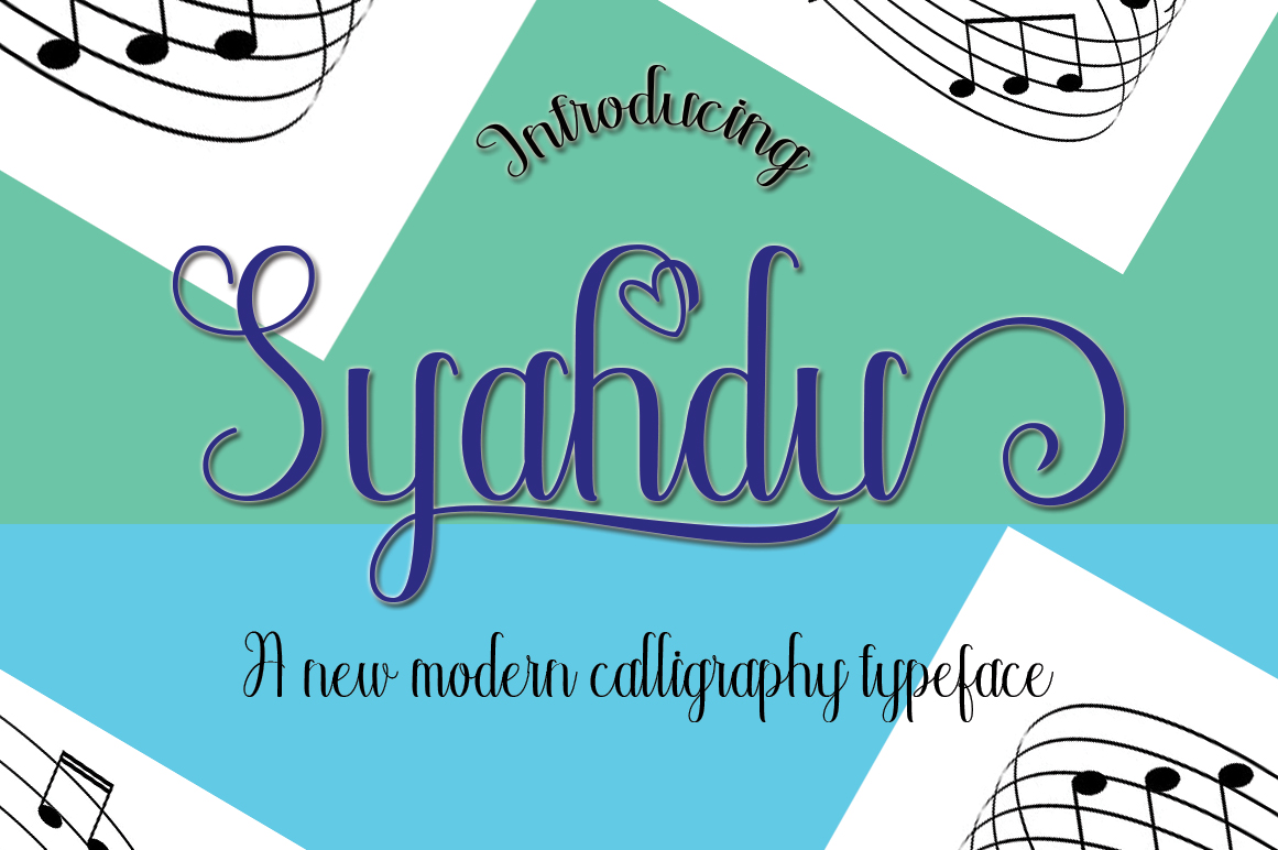 Syahdu: A Decorative Handwritten Font for Romantic Branding
