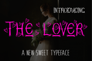 The Lover Typeface: A Decorative Font for Handmade Branding