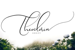 Theodoria: A Handcrafted Script Typeface for Editorial Design