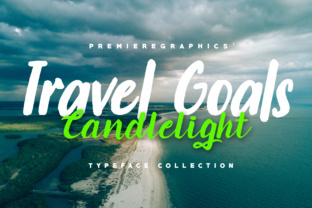 Travel Goals Candlelight: A Bold Marker Font for Handwritten Branding