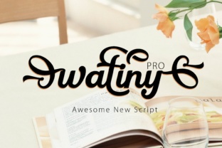 Wattiny Pro Typeface for Fluid Brand Identity Projects